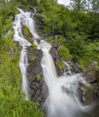 Waterfall in Val-de-Sos, Suc-et-Sentenac, Pyrenees, France