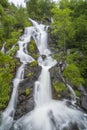 Waterfall in Val-de-Sos, Suc-et-Sentenac, Pyrenees, France