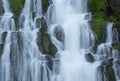 Waterfall in the valley of Araitz, Betelu, Navarre Royalty Free Stock Photo