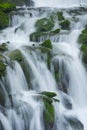 Waterfall in the valley of Araitz, Betelu, Navarre Royalty Free Stock Photo