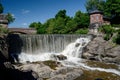 Waterfall in Vanhankaupunginkoski, Helsinki, Finland Royalty Free Stock Photo