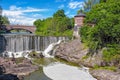 Waterfall in Vanhankaupunginkoski, Helsinki Royalty Free Stock Photo