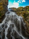 Waterfall view in Kashmir, Kashmir Waterfall, waterfall in kashmir, kashmir india, india nature Royalty Free Stock Photo