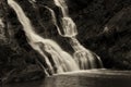 Waterfall at the Walter Sisulu Botanical Gardens Royalty Free Stock Photo