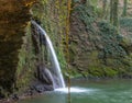 The waterfall of the water mill Royalty Free Stock Photo