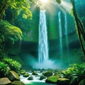 waterfall water nature forest river landscape stream