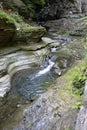 Waterfall, Watkins Glen State Park, New York, No. Royalty Free Stock Photo