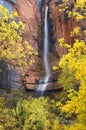 Waterfall at Weeping Rock Royalty Free Stock Photo