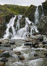 Waterfall at Welcombe Mouth Royalty Free Stock Photo