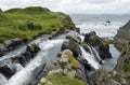 Waterfall at Welcombe Mouth Royalty Free Stock Photo