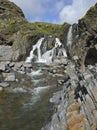 Waterfall at Welcombe Mouth Royalty Free Stock Photo