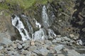 Waterfall at Welcombe Mouth Royalty Free Stock Photo