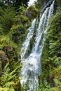 Waterfall in Wilhelmshoehe Berg park. Kassel water games Royalty Free Stock Photo