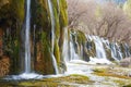 Waterfall in winter Royalty Free Stock Photo