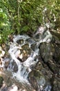 Waterfall in the woods,Aldige,Italy Royalty Free Stock Photo