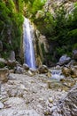 A waterfall in a WWF oasi Royalty Free Stock Photo