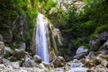 A waterfall in a WWF oasi Royalty Free Stock Photo