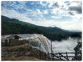 Waterfall& x27;s kerala wild river nature mansoon Royalty Free Stock Photo