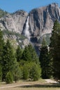 Waterfall in Yosemite Royalty Free Stock Photo