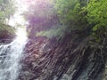 Waterfall Zhenetskyi Huk Royalty Free Stock Photo