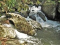 Waterfalls along Virginia Creeper Trail Royalty Free Stock Photo