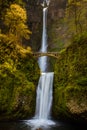 Waterfalls with bridge