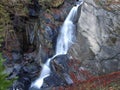 Waterfalls and cascades on the brook Berschnerbach and its tributaries