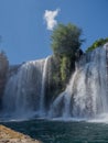 Waterfalls in city Jajce Royalty Free Stock Photo