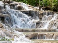 Waterfalls at Dunns River Jamaica Royalty Free Stock Photo