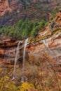 Waterfalls at Emerald Pools in Zion National Park