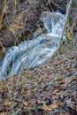 Waterfalls at the Falls Ridge Preserve Royalty Free Stock Photo