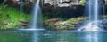 Waterfalls at Fern Pool in Karijini National Park, Western Austr Royalty Free Stock Photo