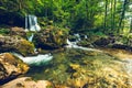 Waterfalls in the forest in Mixnitz - Austria Royalty Free Stock Photo