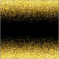 Waterfalls golden glitter sparkle-bubbles champagne particles stars black background happy new year holiday concept.