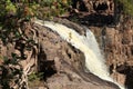 Waterfalls at Gooseberry Falls Minnesota from top Royalty Free Stock Photo