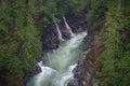 Waterfalls into Gordon River Royalty Free Stock Photo