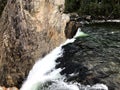 Waterfalls in Grand Canyon of the Yellowstone Royalty Free Stock Photo