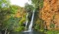 Waterfalls of Hueznar in the Sierra Norte of Seville Natural Park, Spain
