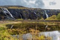 Waterfalls at Ingleton Granite Quarries