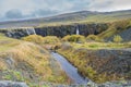 Waterfalls at Ingleton Granite Quarries