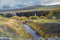 Waterfalls at Ingleton Granite Quarries