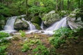 Waterfalls in the Blue Ridge Mountains Royalty Free Stock Photo