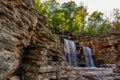 Waterfalls at Lost Canyon Cave Nature Trail in Branson Missouri