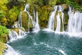 Waterfalls of Martin Brod, Bosnia and Herzegovina Royalty Free Stock Photo