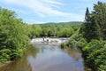 Waterfalls on Missisquoi in Abercorn, Quebec Royalty Free Stock Photo