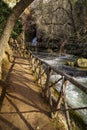 Waterfalls at Monasterio de Piedra, Zaragoza, Aragon, Spain