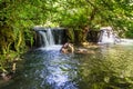 Waterfalls of Monte Gelato in the Valle del Treja near Mazzano Romano, Lazio, Italy