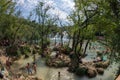 Waterfalls in national park. Krka National Park, Croatia Royalty Free Stock Photo