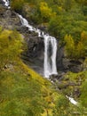Waterfalls Nature Landscape in Mountains Royalty Free Stock Photo