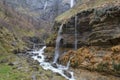 Waterfalls at Nervion river, Delika Canyon, Basque Country, Spain